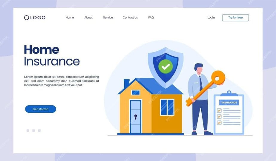 home insurance webpage
