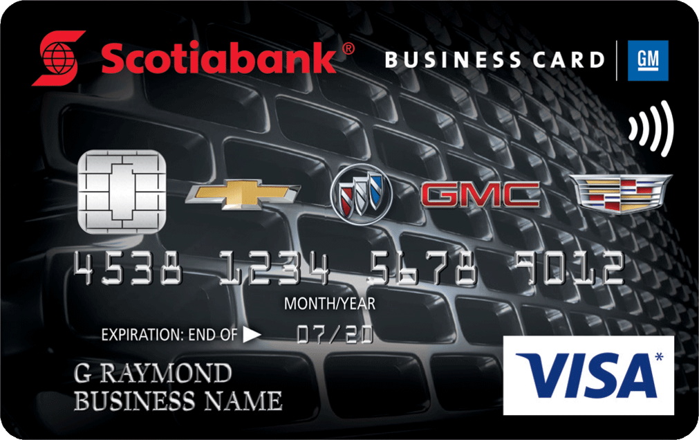 Scotiabank® GM®* Visa* Business Card