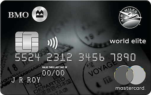 bmo air miles world elite mastercard